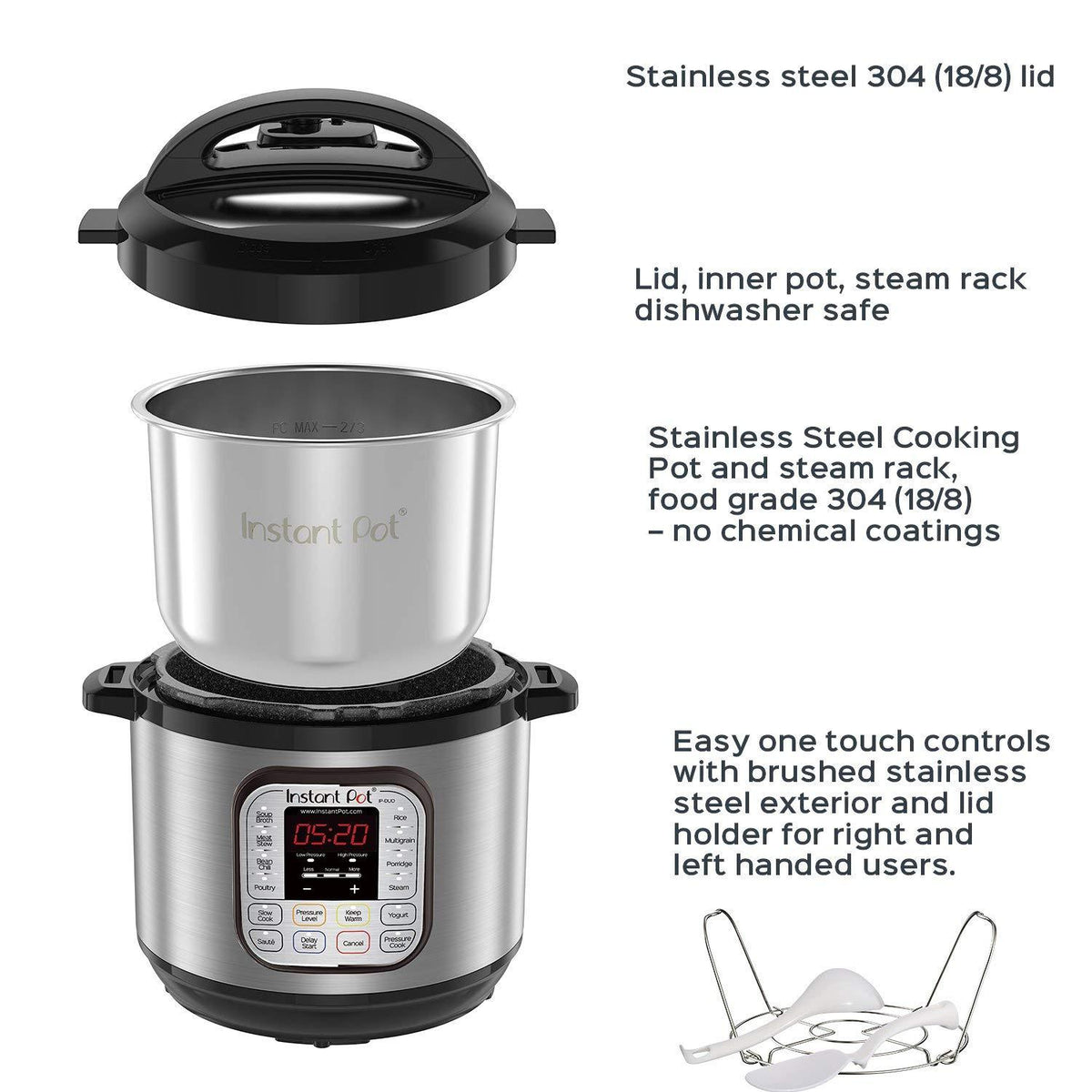 7in1 Multi Use Programmable Pressure Cooker, Slow Cooker, Rice Cook