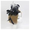 Load image into Gallery viewer, Women Peacock Eye Feather Headband Bridal Fascinator Hair Clip Headpieces